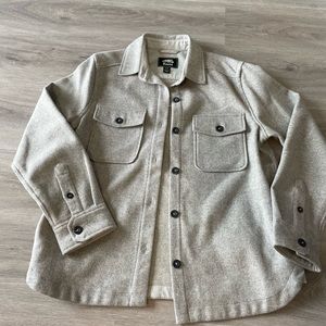 Roots wool oversized shacket